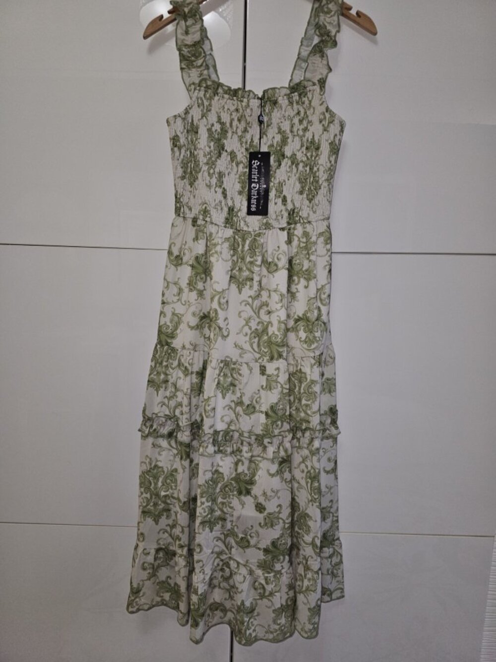 New Scarlet Darkness Spring Love Story Sundress with Pockets - Picture 9 of 16